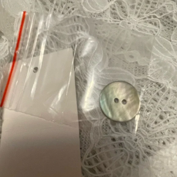 NWT Harper 241,  Ivory Floral Lace V-Neck Shrug Cover-Up, Sz Lge - Picture 14 of 15